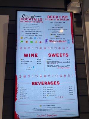 Drink Menu