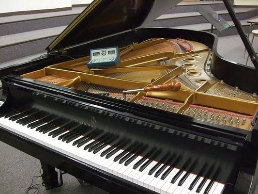 Steinway, Baldwin, Yamaha, Bosendorfer, most any model you can think of - we tune it.