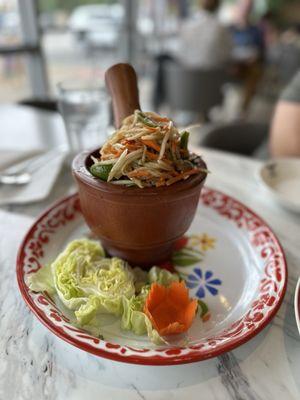 Papaya salad: Lao style