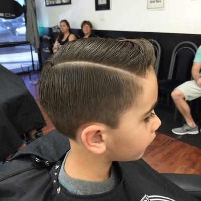 The classic little boys haircut..