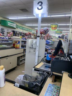 The dollar tree on little river turnpike has bad costumer service I had to take a picture as the worker ran from behind the counter