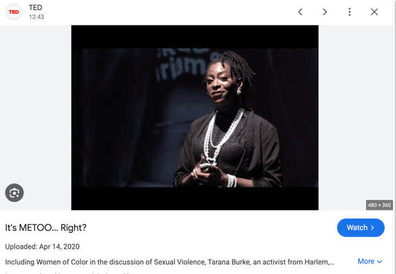 Presented a TED Talk on including women in the African Diaspora in the conversation on preventing sexual violence; "It METOO...Right?"