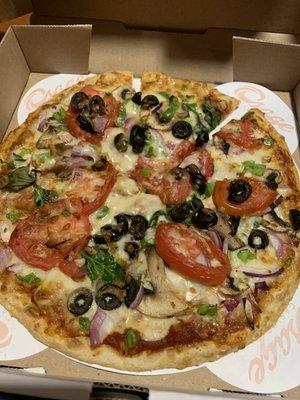 Veggie pizza!!!