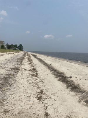 Nice long stretch of  beach