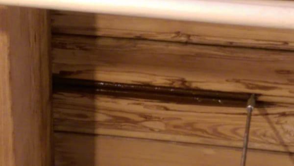 Water coming down from my ceiling.