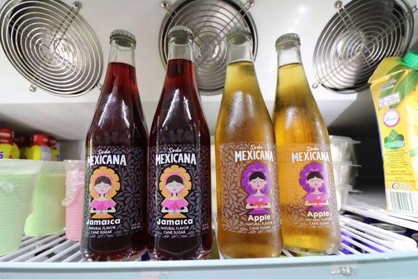 Authentic Mexican sodas at La Familia Mexican Deli / grocery store NY