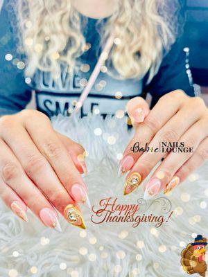 Thanksgiving nail