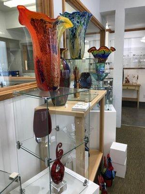 Badash glass display - come see the latest at the store!