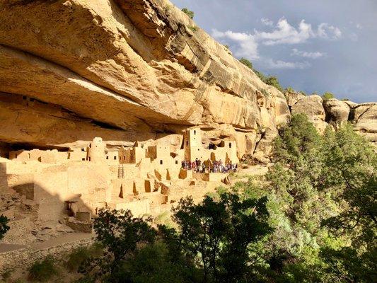 Cliff palace, waiting for the earlier tour to finish