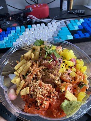 Poke Salad with 3 Proteins