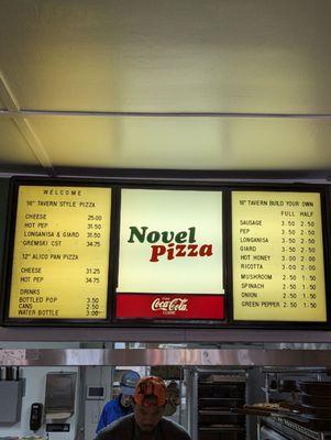 Novel Menu