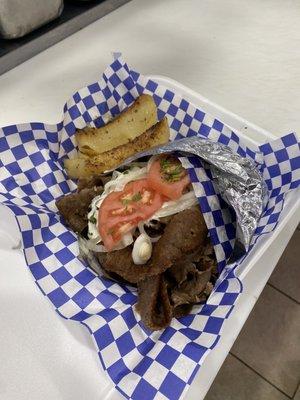 Now that's a gyro sandwich!!