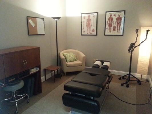 Our main treatment room where great things happen.