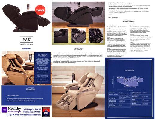 Panasonic MAJ7 massage chair