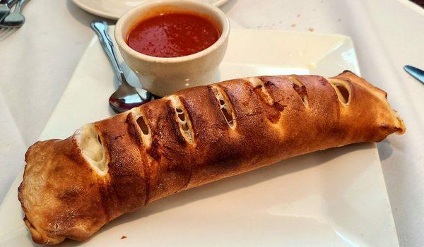 Cheese Stromboli. Special thanks, to the Chef!