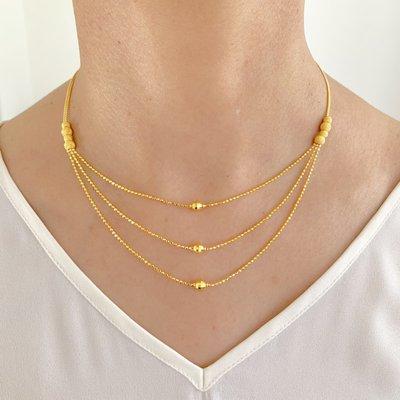 Modern 22k Gold Necklace Sets