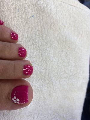 Gel manicure and gel pedicure!!!