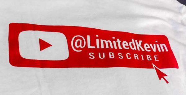 Custom Logo and t-shirts made for Limited Kevins Youtube channel