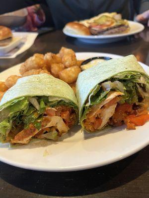 Buffalo chicken wrap