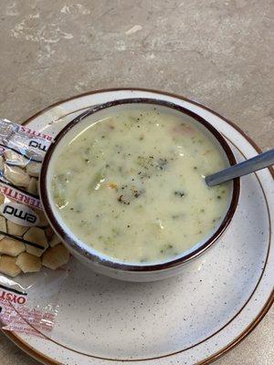 Cream of Broccoli Soup!