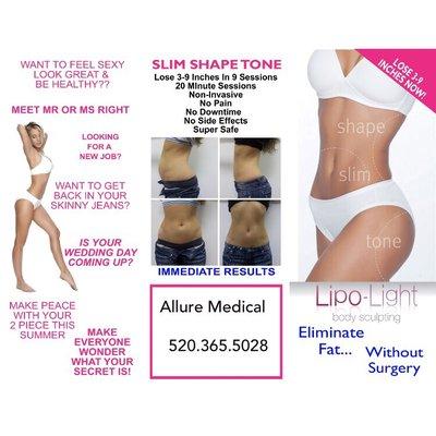 Lose inches with Lipo Light ! (Pricing varies )