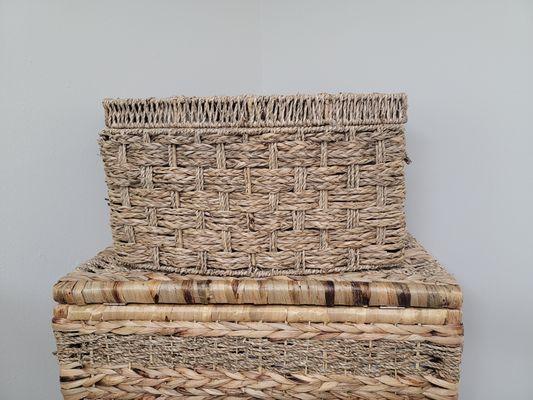 Wicker basket decor