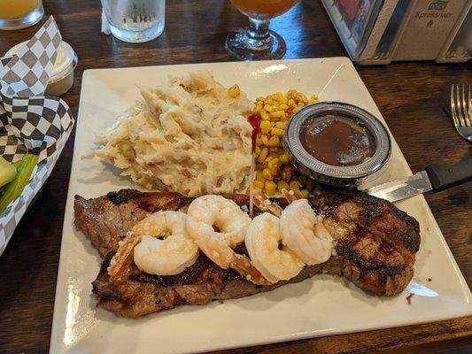 Steak and shrimp