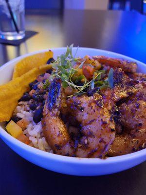 Caribbean Shrimp and Black Bean bowl ...