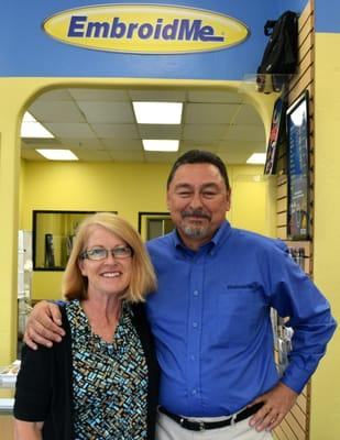 Emily and Joe Ocampo owners of Fully Promoted Escondido store.