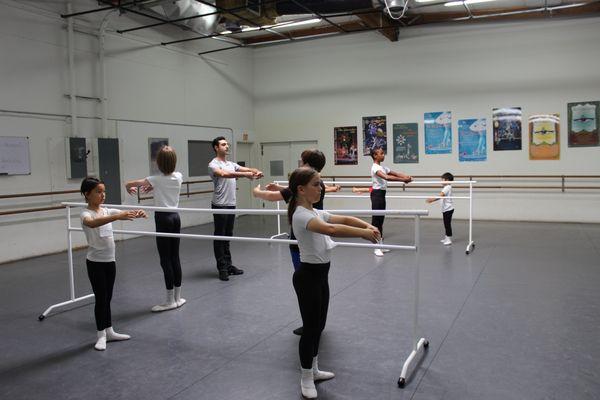 Boys Dance Too! ballet class