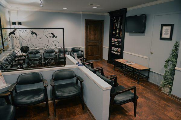 Waiting Room at U.S. Dermatology Partners Sherman, formerly Texoma Dermatology