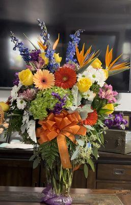 Arrangement from Bloomingdale Florist