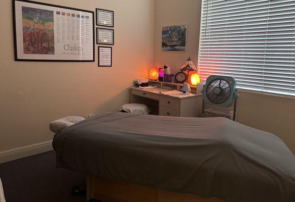 An old photo of my treatment suite