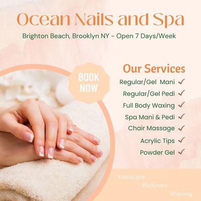 Ocean Nails and Spa: Nail Services