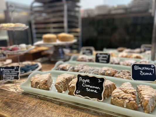 Bakery items vary each day, gluten free available