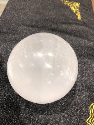 Selenite sphere