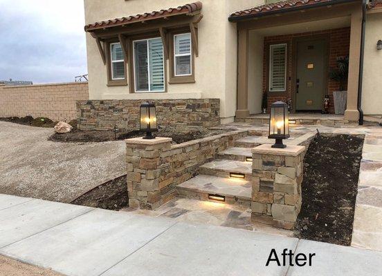 Hardscape after, Santa Clarita