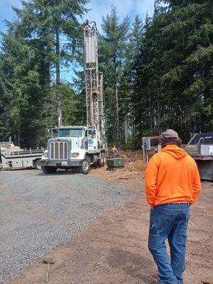 Drilling our well, doing a great job.