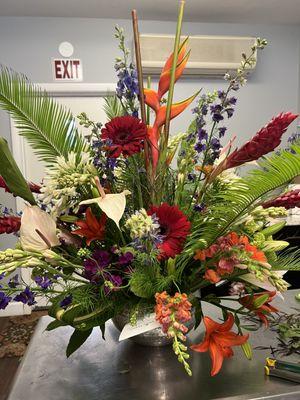 Large tropical arrangements for big events