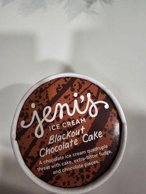 Blackout Chocolate Cake Pint