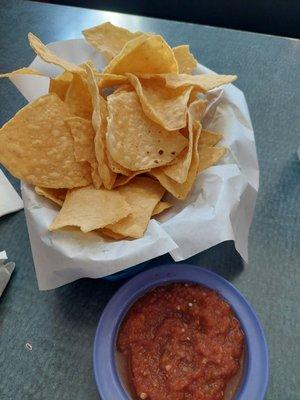 Chips & Salsa- eh...ok. 5-12-23