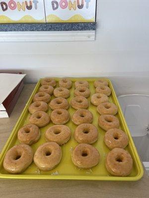 Bake fresh donuts daily