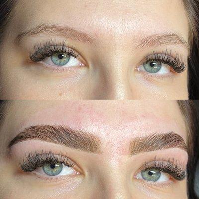 Brow lamination + tint