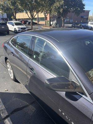 Dirty dusty car with bird poop