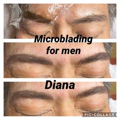 Microblading for men by Day