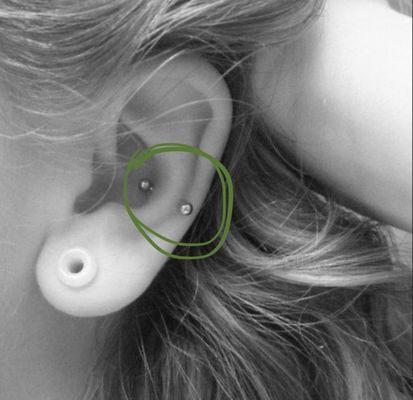 Example of the type of piercing i was hoping to get (this is a picture of a normal snug)