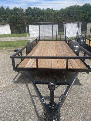 Need a trailer?  We those too.  Let us customize your trailer to hold all your landscaping need.