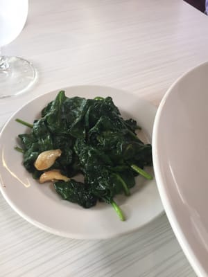 Sautéed spinach. Yum.