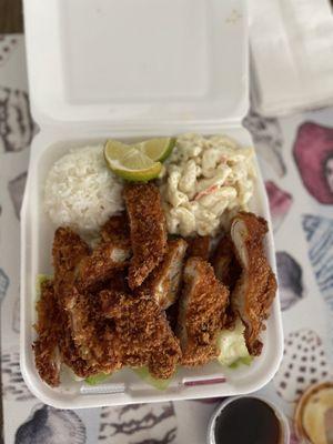 Mini Chicken Katsu Plate