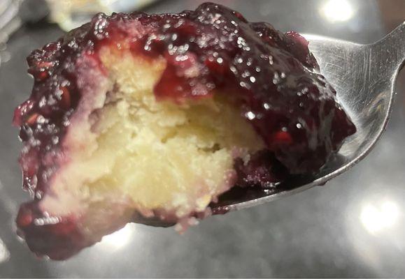 Hard chunks inside cobbler